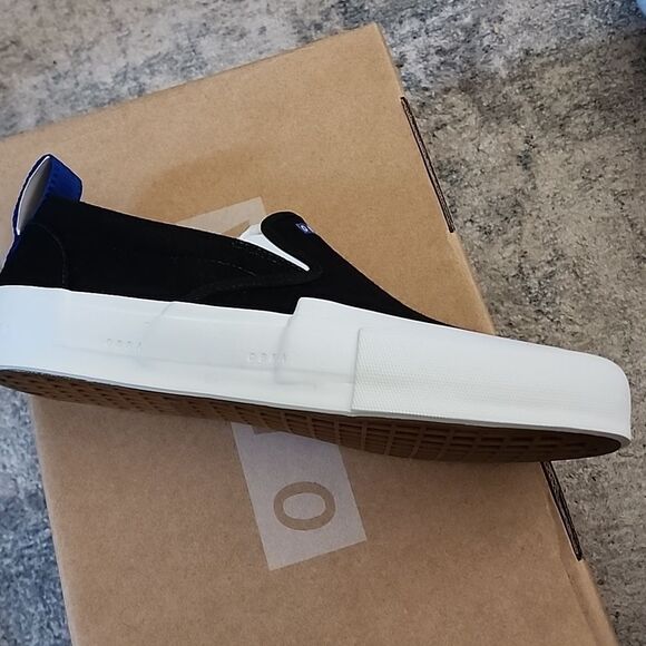 Men's Obra 240 Slip On black and blue NWT - Picture 3 of 6
